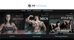 Desktop Screenshot of fitstrong.com